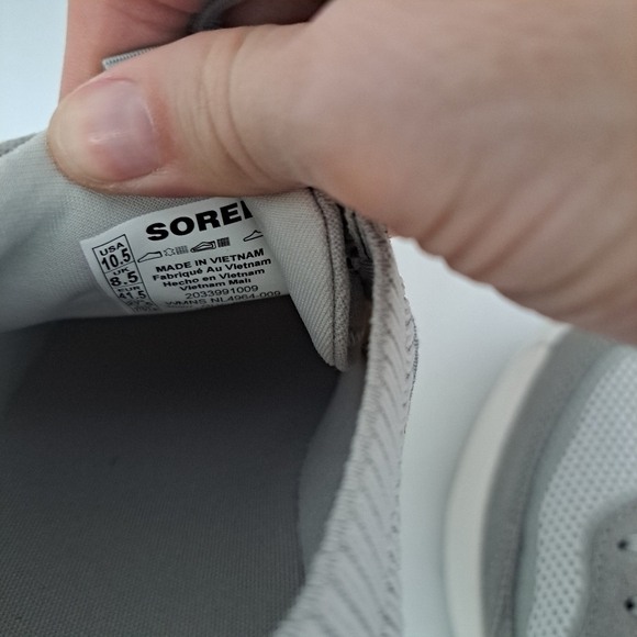 Sorel Ona 503 knit low platform sneaker grey 10.5 NWT - Picture 9 of 9